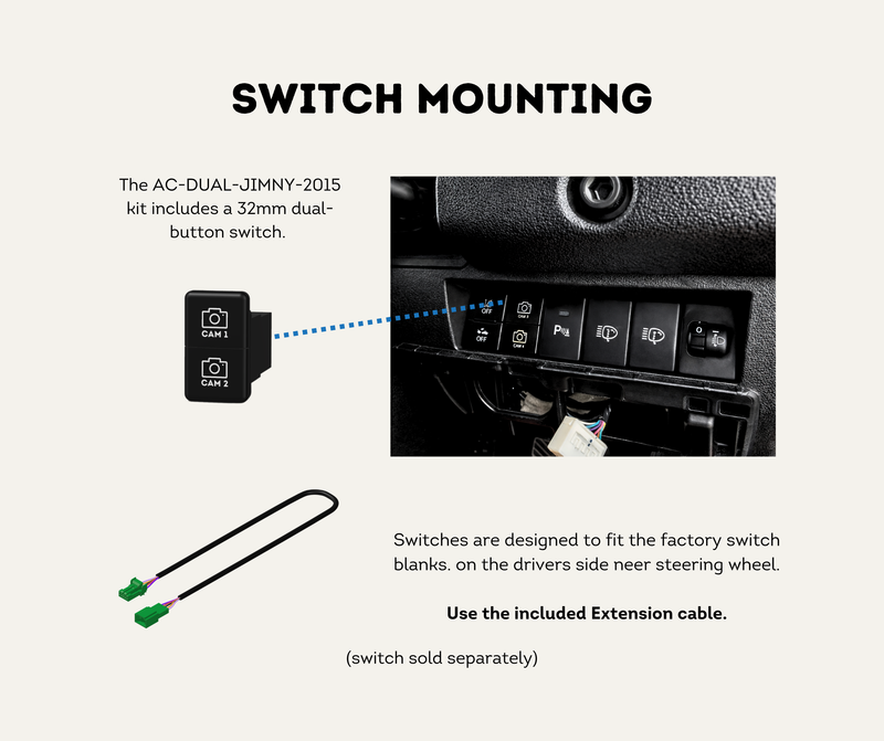 Mount the Camera Switch