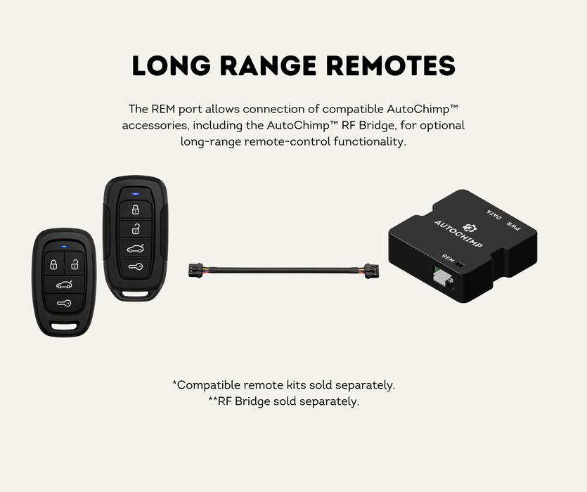 AutoChimp™ Remote Start Kit for Holden VE Commodore | Complete Plug & Play System | SKU: AC-RS-VE-AUTO | Long Range Remotes