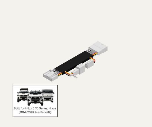 AutoChimp™ Reverse Camera Interface Harness for Toyota (2014–2023) | Hilux, 70 Series, Prado, Fortuner & HiAce | 24-Pin Full Pass-Through Camera Input Harness | SKU: AC-TOY-24PIN | Main