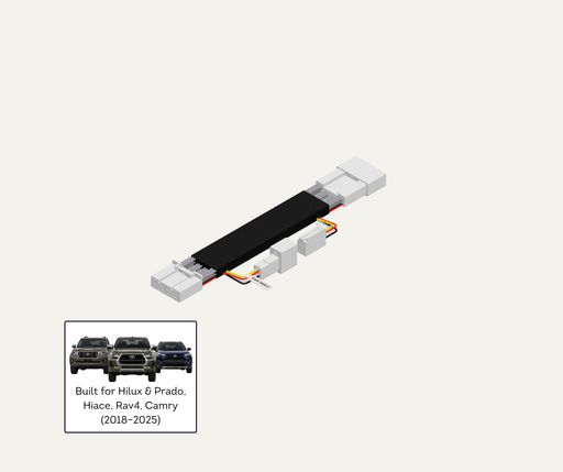 AutoChimp™ Reverse Camera Interface Harness for Toyota (2018–2025) | Hilux, LandCruiser, Prado & More | 30-Pin Full Pass-Through Camera Input Harness | SKU: AC-TOY-30PIN | Main