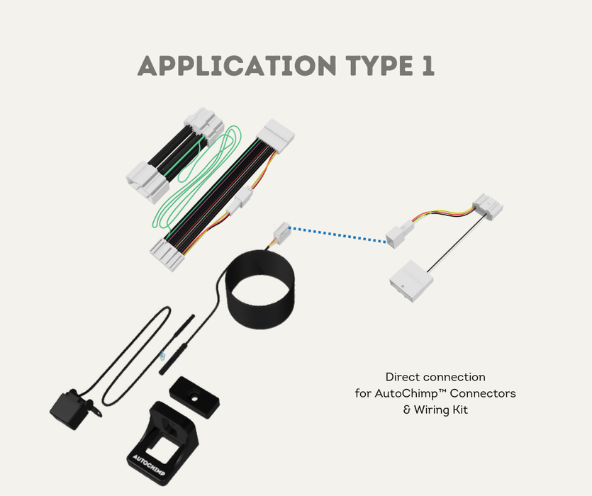 AutoChimp™ Reverse Camera Interface Harness for Toyota | 28-Pin Camera Integration & Reverse Trigger Signal Harness | Application 1