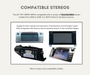 AutoChimp™ Reverse Camera Interface Harness for Toyota | 28-Pin Camera Integration & Reverse Trigger Signal Harness | Compatible Stereos