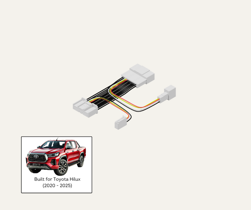 AutoChimp™ Reverse Camera Interface Plug for Toyota Hilux (2020–2025) | 26-Pin Plug & Play Harness | AC-TOY-26PIN | Main