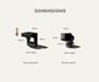 AutoChimp™ Reverse Camera Kit | Toyota LandCruiser 70 Series (2014–2023) | Dimensions