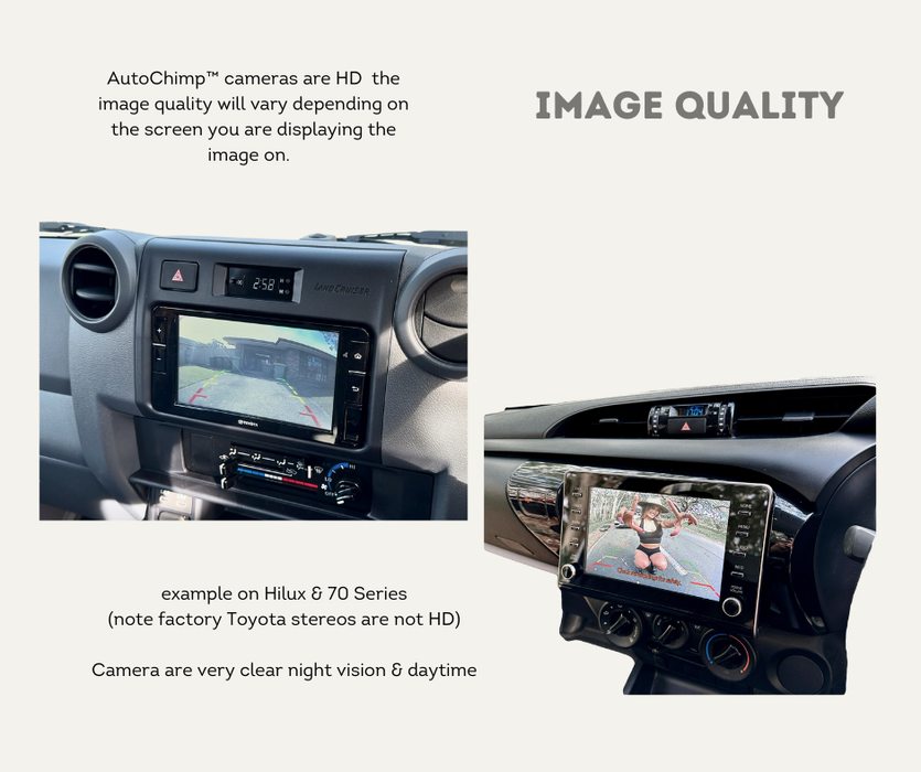 AutoChimp™ Reverse Camera Kit | Toyota Hilux (2014–2020)