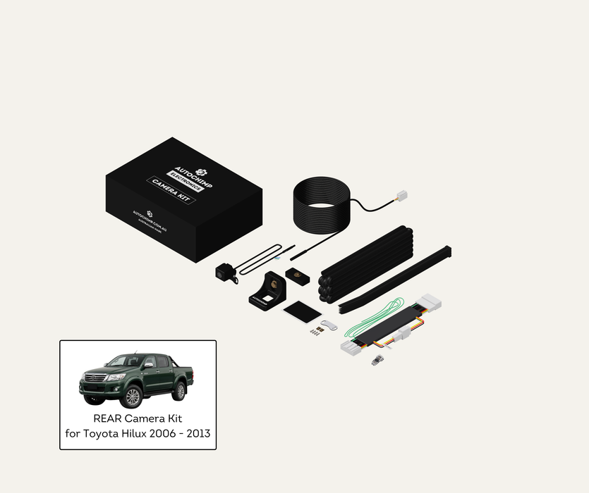 AutoChimp™ Reverse Camera Kit for Toyota Hilux (2006–2013) | for Touchscreen Model Stereos | SKU: AC-TOY-RC2 | Main