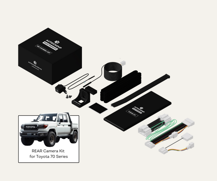 AutoChimp™ Reverse Camera Kit for Toyota LandCruiser 70 Series (2014–2023) | AC-TOY-RC7