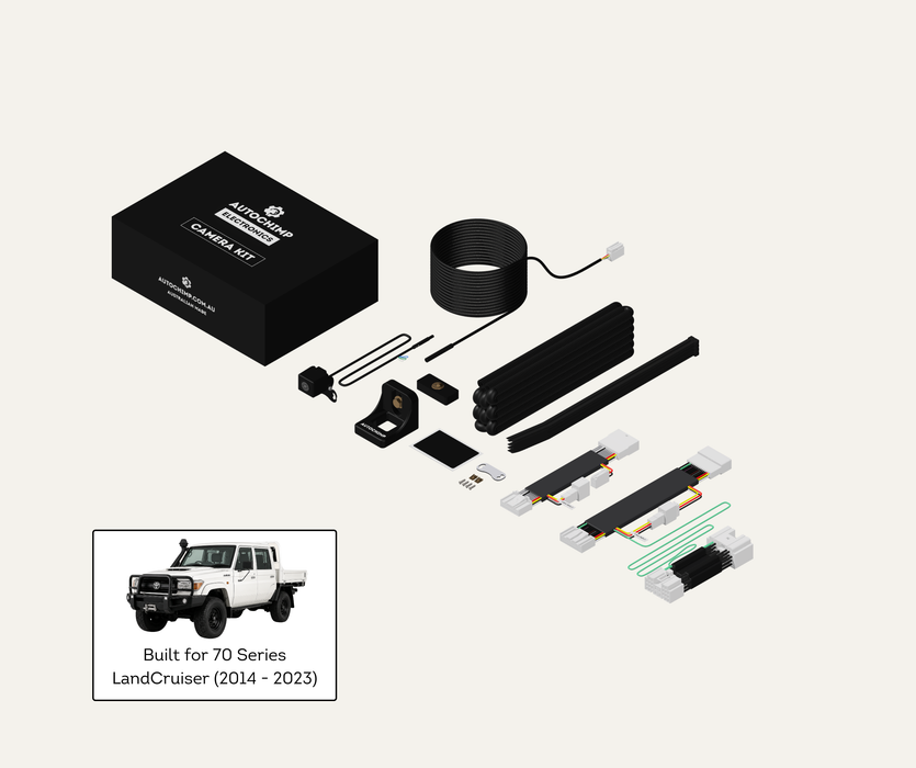 AutoChimp™ Reverse Camera Kit for Toyota LandCruiser 70 Series (2014–2023) | SKU: AC-TOY-RC7 | Main