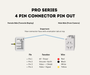 AutoChimp™ Reverse Camera Kit for Toyota LandCruiser 70 Series (2014–2023) | SKU: AC-TOY-RC7 | Pro Series 4-Pin Connector Pin Out