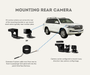 AutoChimp™ Reverse Camera Kit for Toyota LandCruiser GX (2014–2020) | Plug & Play to Factory Stereo | SKU: AC-TOY-RC10 | Mounting Rear Camera