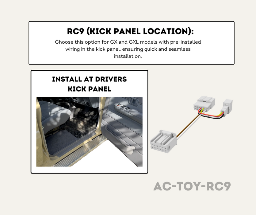 AutoChimp™ Reverse Camera Kit for Toyota Landcruiser 70 Series (2024 onwards) | RC8 & RC9 Options