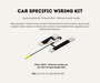 AutoChimp™ Reverse Camera Retention Kit for Toyota LandCruiser 70 Series 2012–2023 | OEM Camera to RCA Adapter for Aftermarket Head Units | SKU: AC-TOY-70-2012-RCAM-RET | Car Specific Wiring Kit