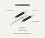 AutoChimp™ Reverse Camera Retention Kit for Toyota (2018–2025) | 30-Pin + 28-Pin OEM Camera to RCA for Aftermarket Head Units | SKU: AC-TOY-30PIN-28PIN-RCAM-RET | Dimensions