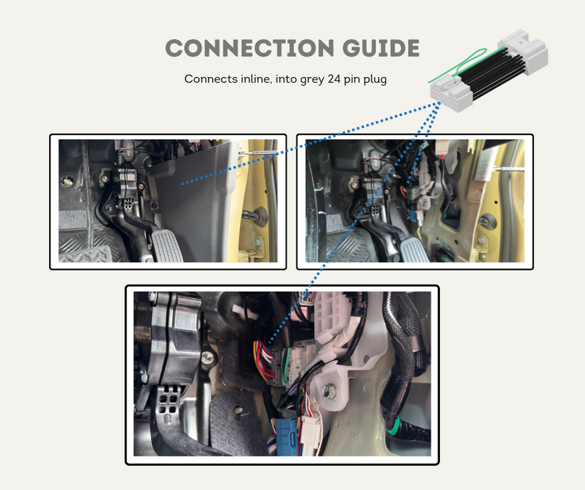 AutoChimp™ Reverse Light Trigger Harness for Toyota LandCruiser 70 Series (2014–2025) | Connection Guide