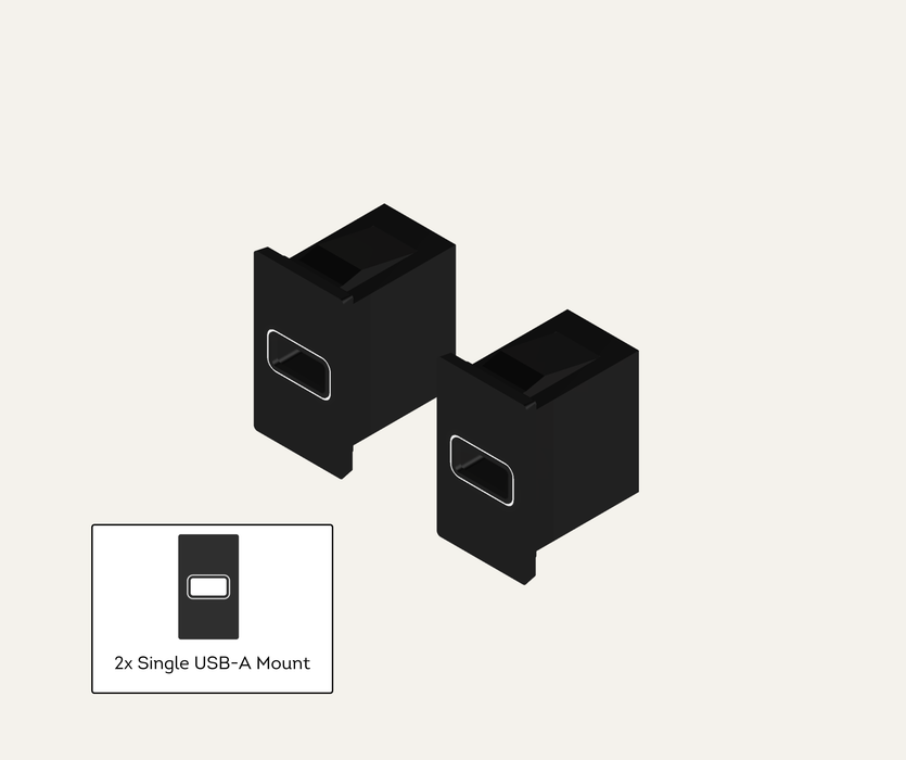 AutoChimp™ Single USB Mounting Kit for Toyota | 2-Pack | SKU: AC-MOUNTING-SINGLEUSB | Main