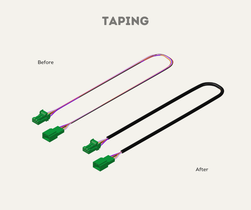 AutoChimp™ Switch Extension Cable | 0.5m 5-Pin Extension for QuadCam Systems | AC-QUAD-EXT-SWITCH-05 Taping
