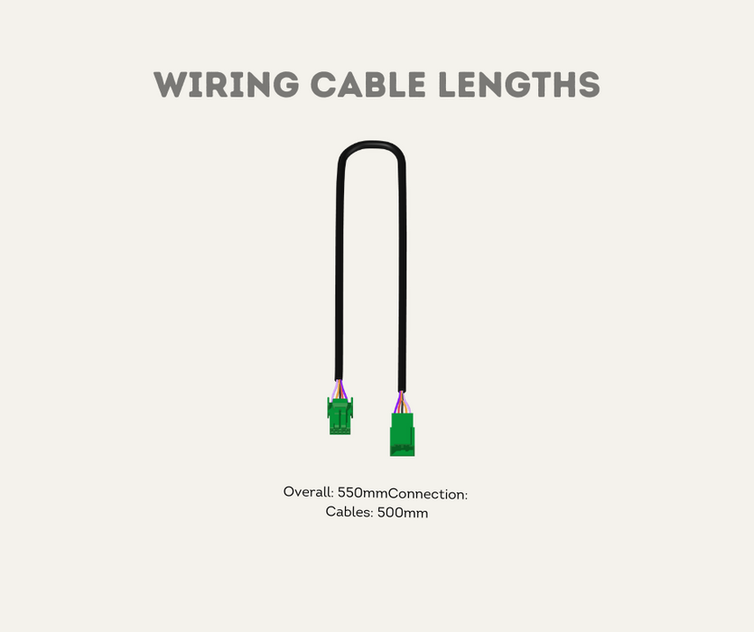 AutoChimp™ Switch Extension Cable | 0.5m 5-Pin Extension for QuadCam Systems | AC-QUAD-EXT-SWITCH-05 Wiring Cable Lengths