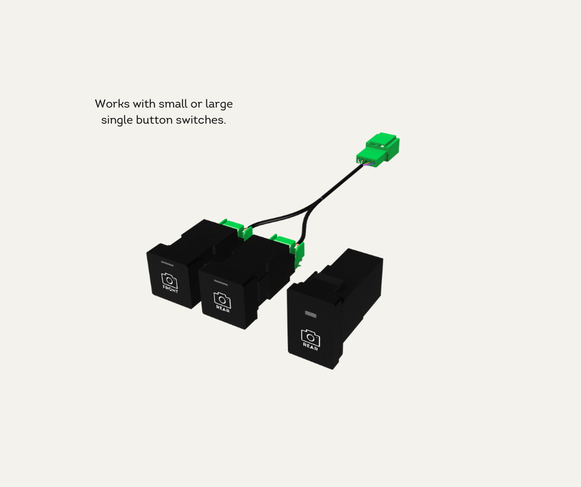 AutoChimp™ Switch Kit Splitter Type P | Single Button Adapter Harness | AutoChimp™ Switch Kit Splitter Type N | Allows for Single Button Switches | AC-SWITCH-SPLITTER-N