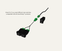 AutoChimp™ Switch Kit Splitter Type P | Single Button Adapter Harness | AutoChimp™ Switch Kit Splitter Type N | Allows for Single Button Switches | AC-SWITCH-SPLITTER-N