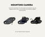 AutoChimp™ Tailgate Camera Mount Kit for Toyota Hilux Tubs, Trays & Tailgates (2014–2024) | Suits Pro HD Camera | 2 Brackets Included | AC-MOUNT-HILUX-TAILGATE | Mounding Camera