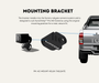 AutoChimp™ Tailgate Camera Mount Kit for Toyota Hilux Tubs, Trays & Tailgates (2014–2024) | Suits Pro HD Camera | 2 Brackets Included | AC-MOUNT-HILUX-TAILGATE | Mounting Bracket
