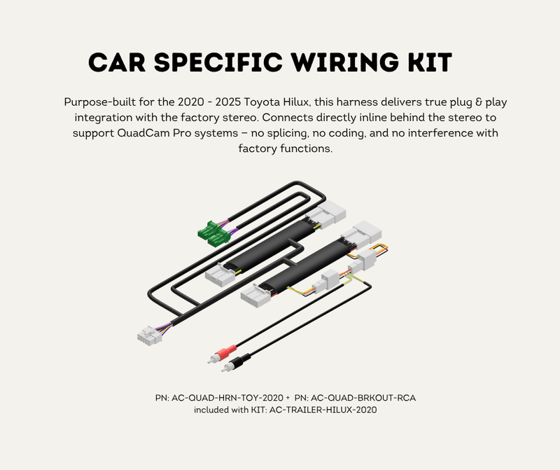 Plug the vehicle-specific harness in behind the stereo