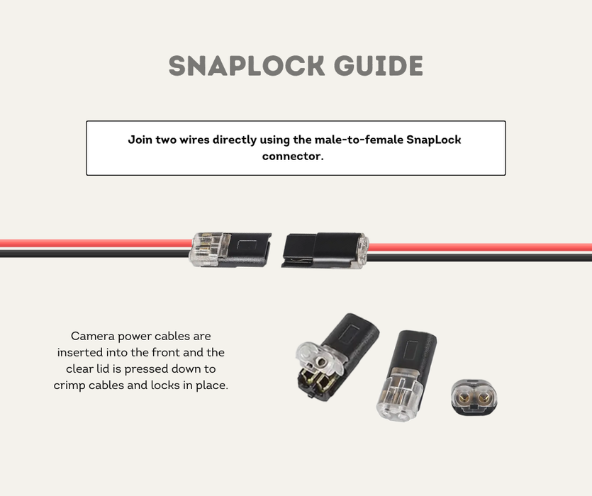 AutoChimp™ Universal Harness Kit | For QuadCam PRO+ & Aftermarket Installations | SnapLock Guide