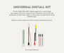 AutoChimp™ Universal Harness Kit | For QuadCam PRO+ & Aftermarket Installations | Universal Install Kit
