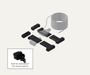 AutoChimp™ Universal Hitch Mount Kit | Includes Left & Right Brackets + Dust Covers for Pro Series Cameras | AC-HITCH-MOUNT-KIT |  Main