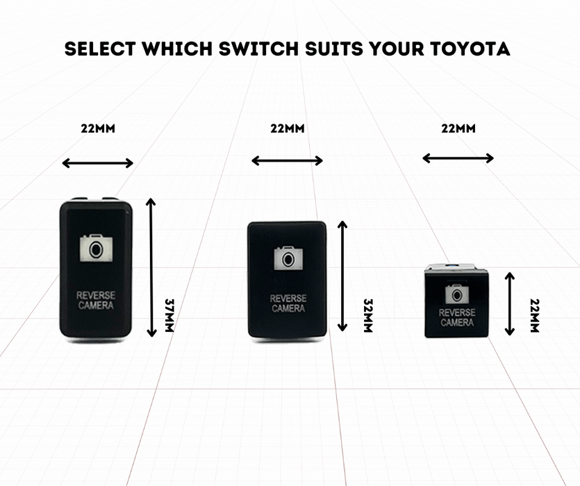 AutoChimp Camera Activation Kit for Toyota 2010 - 2023 | Reverse Camera Activation Kit | Reverse Camera On Switch | AC-CAMERA-ON-KIT - AutoChimp Electronics