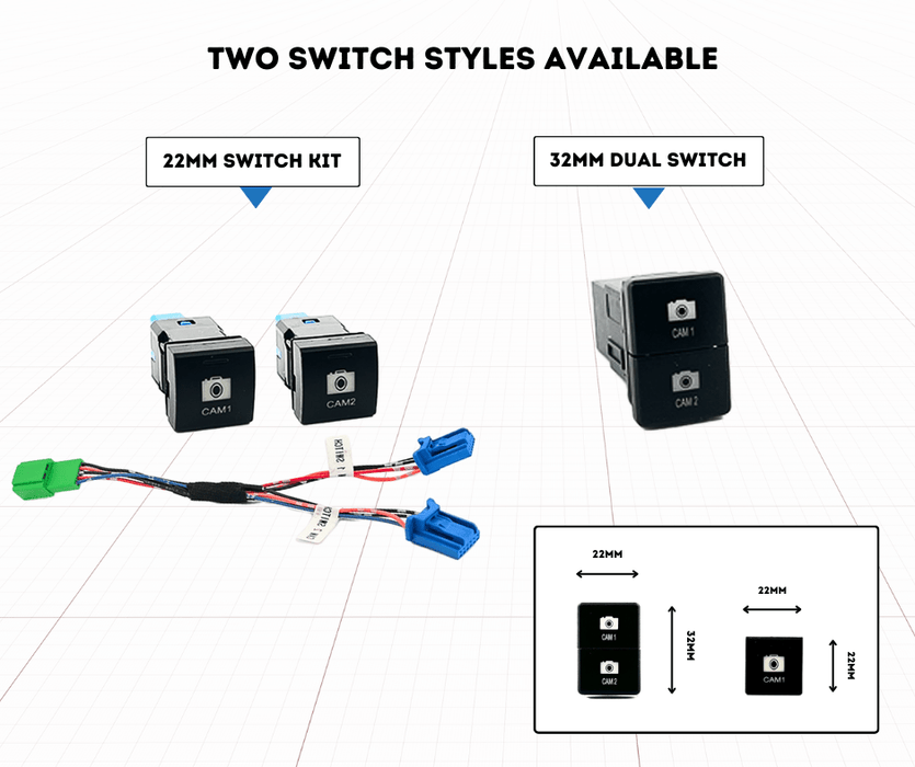 AutoChimp Dual Camera Kit for Toyota | Two Camera Interface for Factory Screens | AC-DUAL-KIT - AutoChimp Electronics