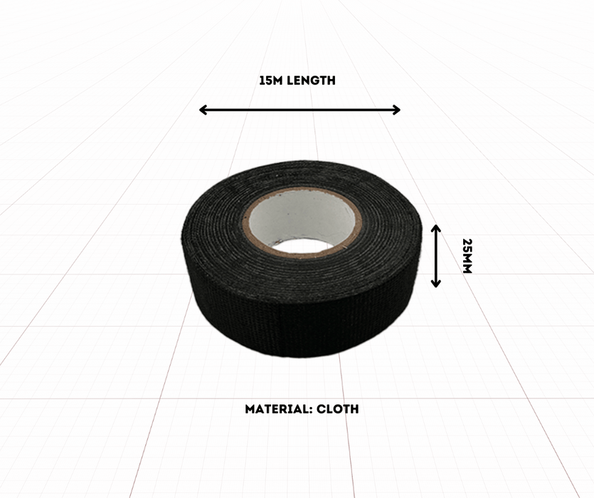 AutoChimp Cloth Tape Fleece 25mm x 15m | Cloth Install Tape | AC-CLOTH-TAPE - AutoChimp Electronics