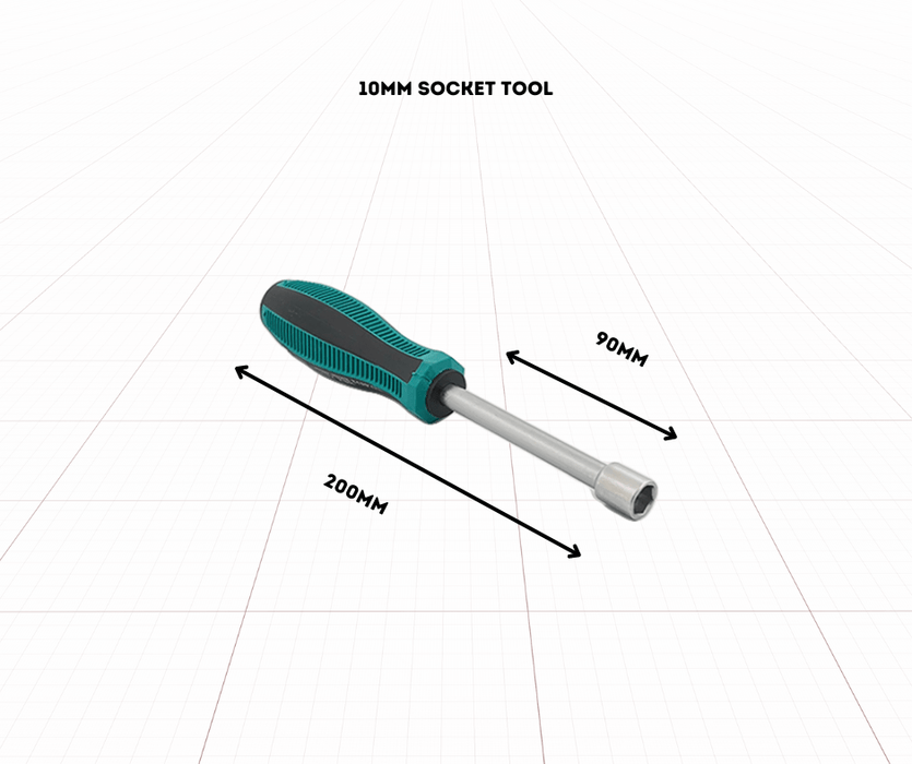 AutoChimp 10mm Socket Tool | 10mm Bolt Removal Tool | AC-10MM-TOOL - AutoChimp Electronics