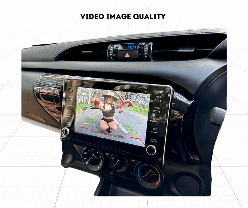 AutoChimp Dual Camera Kit for Toyota Granvia 2019 - 2023 | Reverse Camera On Switch + 2nd Camera Interface | AC-DUAL-GRANVIA-2019 - AutoChimp Electronics